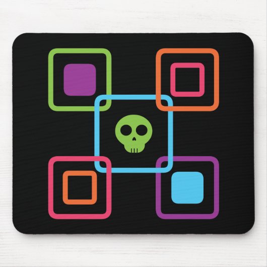 Square Skull Muismat (Voorkant)