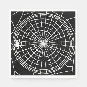 Square Spider Web, Scary Halloween Design Servet