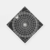Square Spider Web, Scary Halloween Design Servet (Hoek)