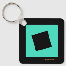 Square Square Square Keychain