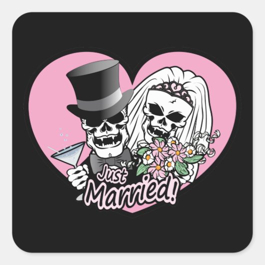 Square Sticker (Voorkant)