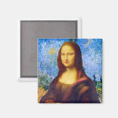 Square Sticker Magneet (Voorkant / Achterkant)