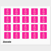 Square Stickers (Vel)