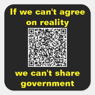 Square Stickers, sheet of six 3 inch stickeSticker Vierkante Sticker