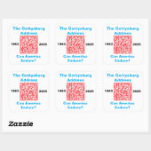 Square Stickers, sheet of six 3 inch stickeSticker Vierkante Sticker (Vel)
