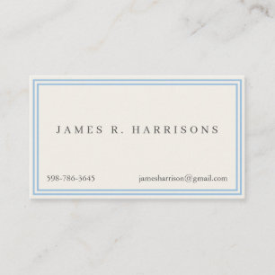Square Stripes Stippen Classic Retro Clean Blue Visitekaartje