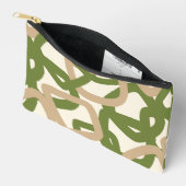 Square Tangle Olive Green Etui (Open)