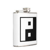 Square Yin Yang Heupfles (Rechts)