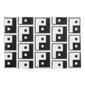 Square Yin Yang Kussensloop (Achterkant-Rechts)