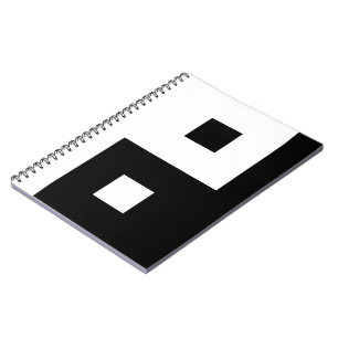 Square Yin Yang Notitieboek