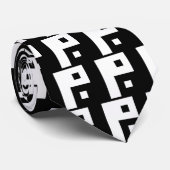 Square Yin Yang Stropdas (Opgerold)