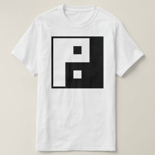 Square Yin Yang T-shirt (Design voorkant)