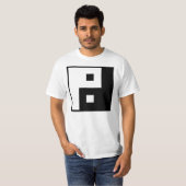 Square Yin Yang T-shirt (Voorkant volledig)