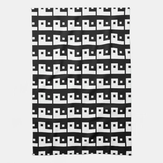 Square Yin Yang Theedoek (Verticaal)