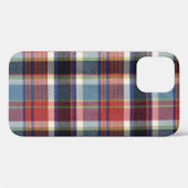 Squared Textile Textuur Achtergrond. Case-Mate iPhone Case (Achterkant (horizontaal))
