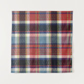 Squared Textile Textuur Achtergrond. Wandkleed (Voorkant (horizontaal))