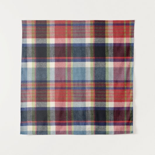 Squared Textile Textuur Achtergrond. Wandkleed (Voorkant (horizontaal))