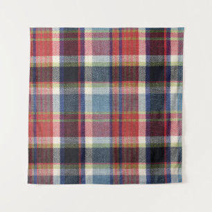 Squared Textile Textuur Achtergrond. Wandkleed