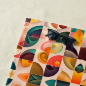 Squares Abstract Retro Trendy Collectie Strandlaken (In situ)
