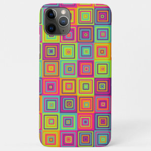 Squares Patroon iPhone 11 Pro Max Hoesje