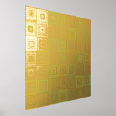 Squares Patroon Folie Afdrukken (Laagn)