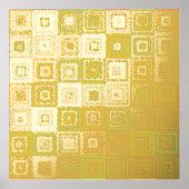 Squares Patroon Folie Afdrukken (Voorkant)