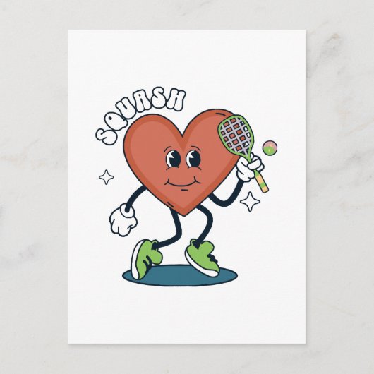 squash briefkaart (Voorkant)