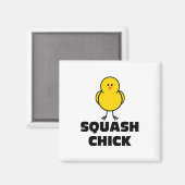Squash Chick Magneet (Voorkant / Achterkant)