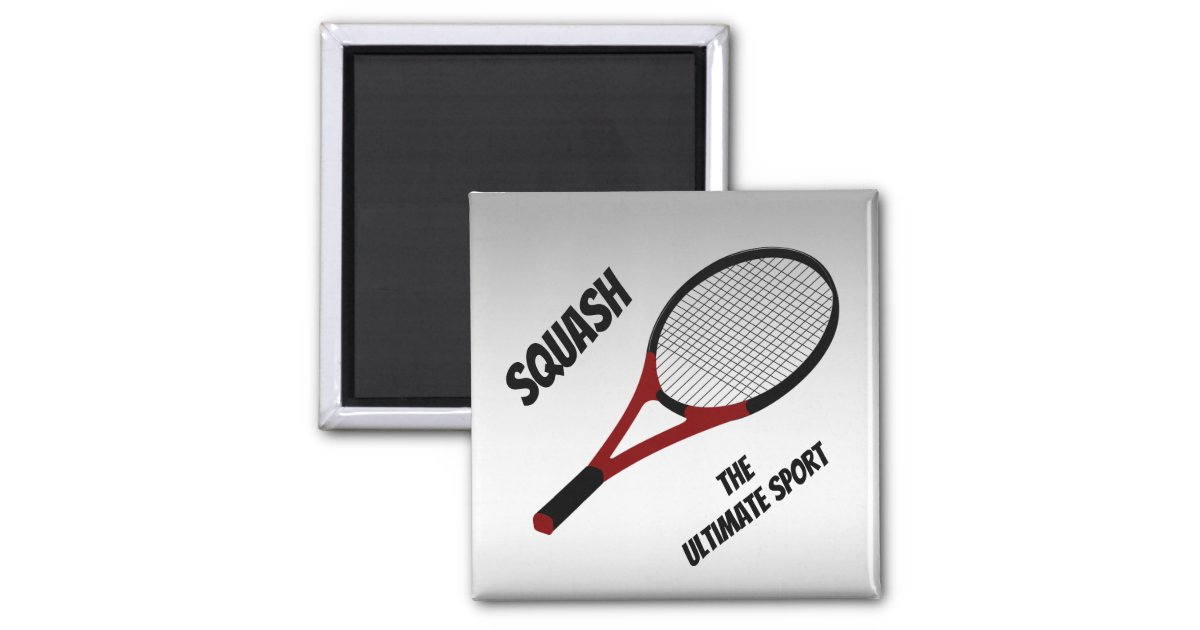 Squash - de Sport Magnet Magneet | Zazzle.be
