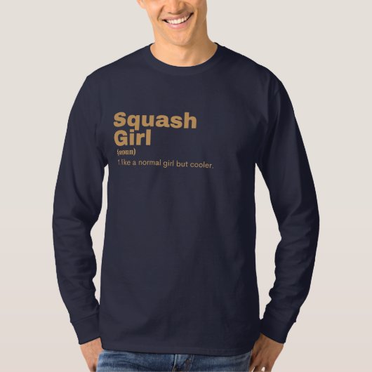 Squash Girl - Squash T-shirt (Voorkant)