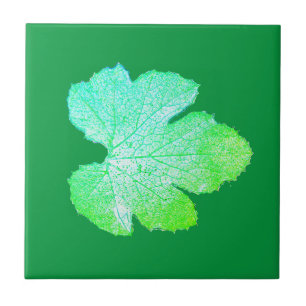Squash Green Leaf Texture Sketch Tegeltje