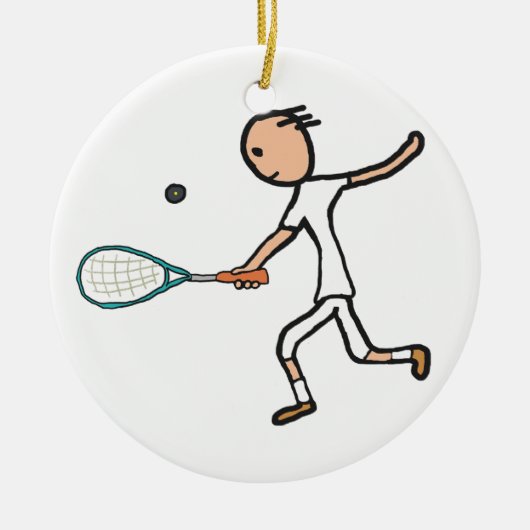 Squash Keramisch Ornament (Voorkant)