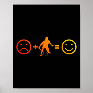 Squash Mannen dames badmintonspeler Poster