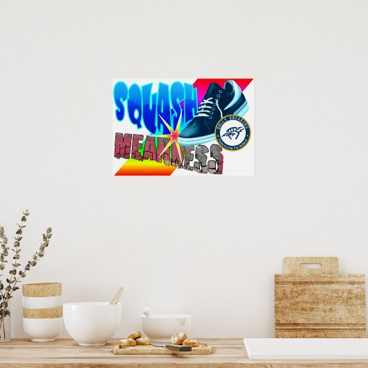 Squash Moanness Anti-harcèlement Poster Classroom (Cuisine)