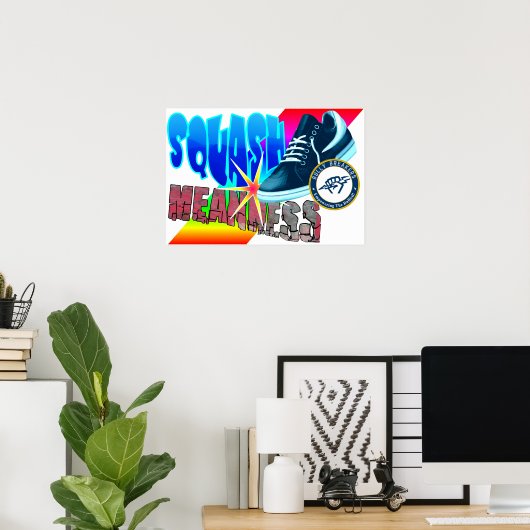 Squash Moanness Anti-harcèlement Poster Classroom (Bureau à domicile)