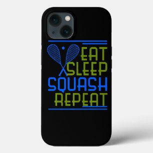 Squash Player Coach Funny Sports Enthusiast Shirt iPhone 13 Hoesje