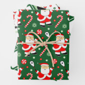 Squash Player Gift Wrapping Paper Sheets (In situ)