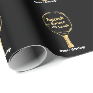 Squash Stuitert Treffer Lacht: Omarm het Plezier e Cadeaupapier