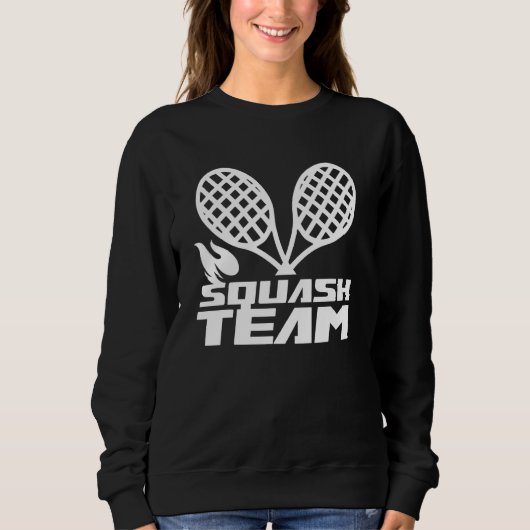 Squash Team Player Racket Coach Trui (Voorkant)