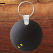 Squashball Sleutelhanger ID Label JOUW NAAM & numm (Achterkant)