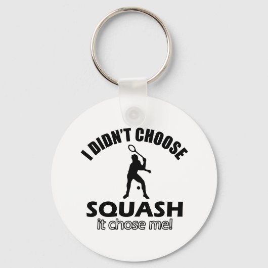 squashontwerp sleutelhanger (Voorkant)