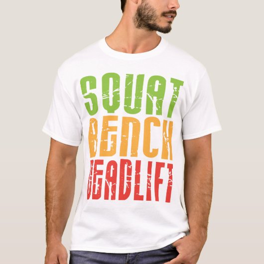 Squat, Bench, Deadlift - Shirt (Voorkant)