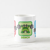 Squat, Bench Press, Deadlift - Kawaii Powerlifter Koffiemok (Center)