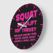 Squat, Deadlift, Hip Thrust, Booty Gains- Vrouwen Grote Klok (Hoek)