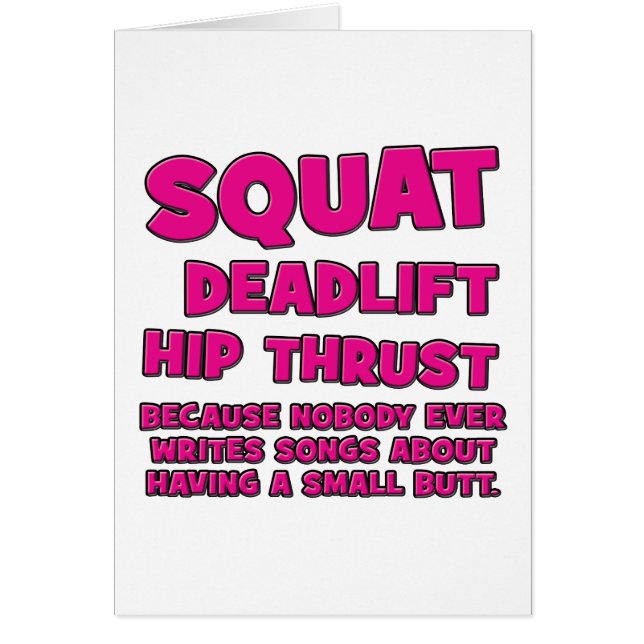 Squat, Deadlift, Hip Thrust, Gains de bottes - Fem (Devant)