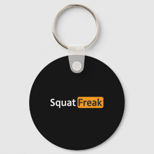 Squat Freak Funny Gym Bodybuilding Fitness Workout Sleutelhanger