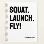 SQUAT. LANCEMENT. VOLEZ ! Motivational Bold Minima (Devant)