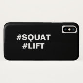 #SQUAT #LIFT coque iphone (Dos (Horizontal))