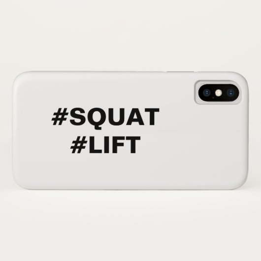 #SQUAT #LIFT coque iphone (Dos (Horizontal))