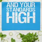 Squat Low - Bodybuilding Workout Motivatie Theedoek (Gevouwen)